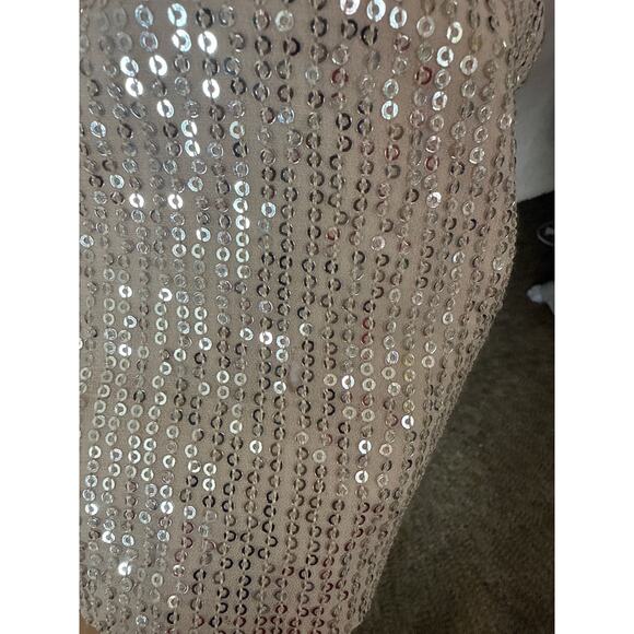 BN #164 J.Crew Size 2 Gold blush Sleeveless Dress Elegant Cocktail Party Dress - Picture 3 of 4